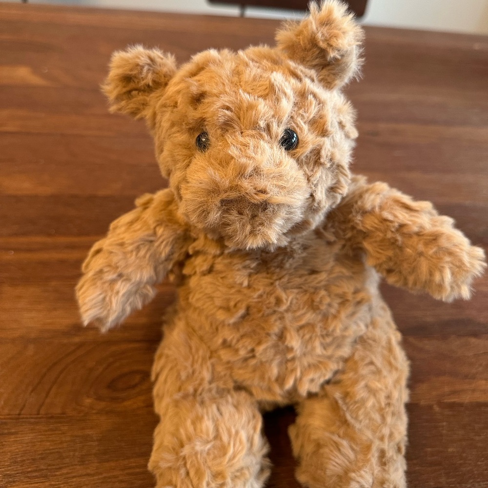 Brown Teddy Bear Plush Soft Stuffed Animal Cute Cozy Gift 9.5” New - Picture 2 of 5